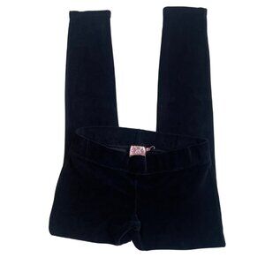juicy couture black velour leggings size small